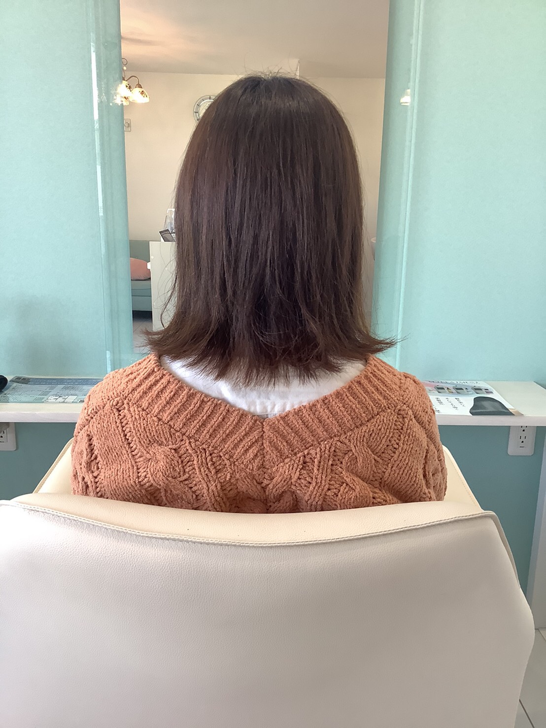 ナチュラル縮毛矯正 外ハネスタイル 上尾の美容室 美容院 La Mer ラ メール